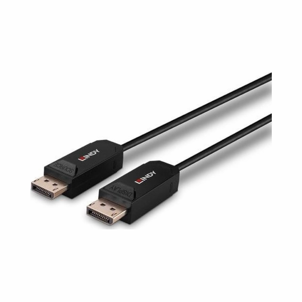 Lindy kabel Lindy Fiber Optic Hybrid DP 2.0 50m Black