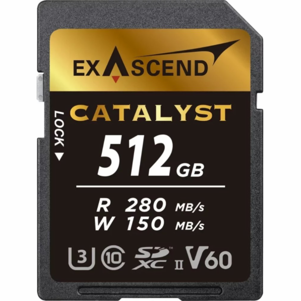 Karta ExAscend Catalyst SDXC 512GB Class 10 UHS-II/U3 V60...