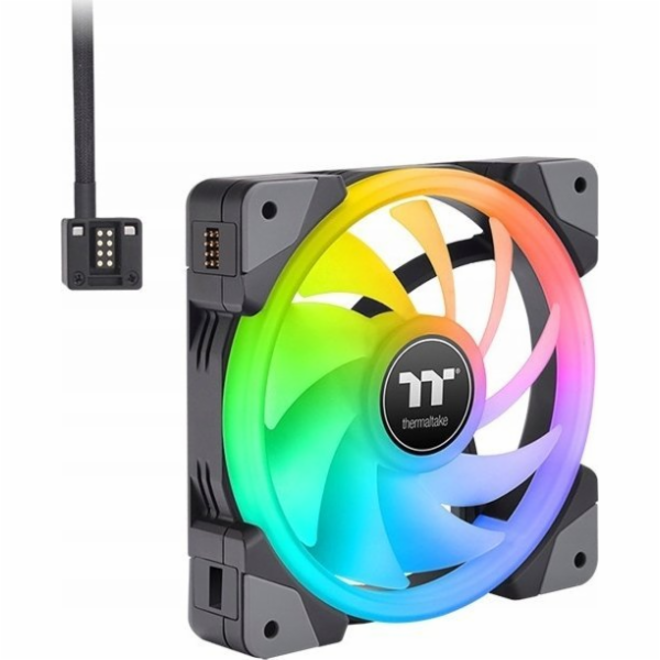 Thermaltake SWAFAN EX14 RGB ventilátor Black 3-pack (CL-F...