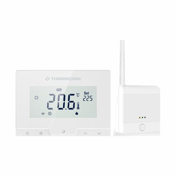 Thermoval Regulátor teploty THERMOVAL TVT50 Wifi + rádio
