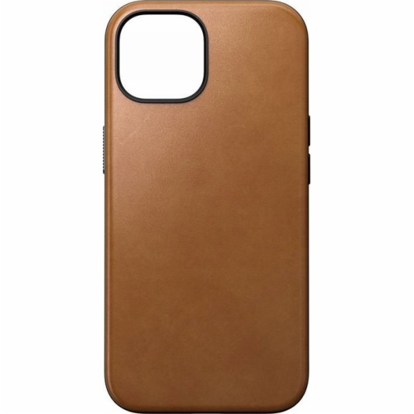 Moderní kožené pouzdro Nomad , anglické opálení - iPhone 15