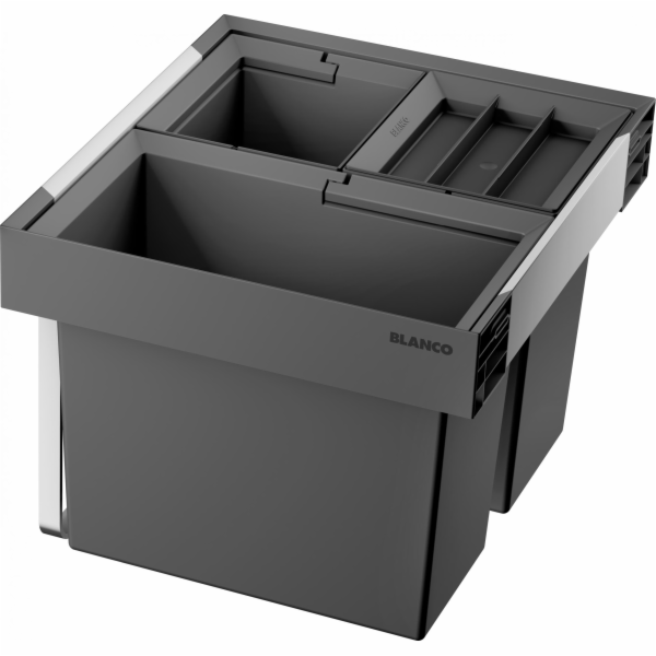 Blanco skříňový odpadkový koš, šedý (526643)