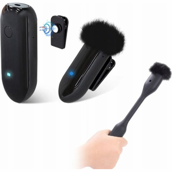 Mikrofon LensGo klopový mikrofon bezdrátový 3,5 mm dosah ...
