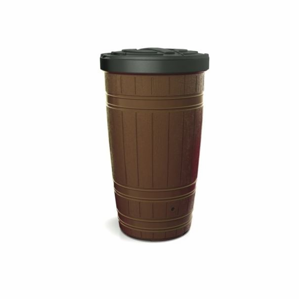 Prosperplast WoodCan nádoba na dešťovou vodu 265 l hnědá