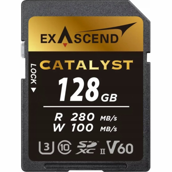 Karta ExAscend Catalyst SDXC 128GB Class 10 UHS-II/U3 V60...