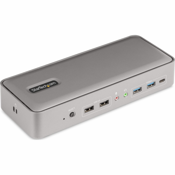 StarTech Dual-Laptop USB-C KVM Station/Replicator (129UE-...