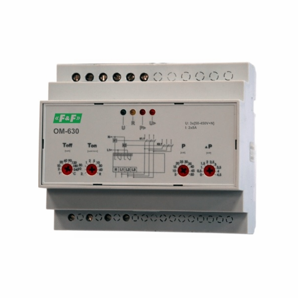F&F Omezovač spotřeby OM-630 třífázový 5-50kW OM-630