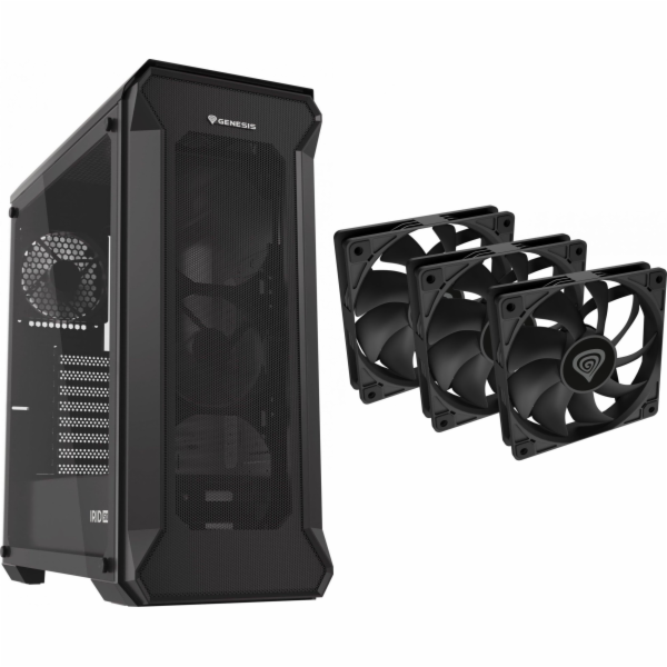 Pouzdro Genesis Irid 505 V2 MIDI TOWER (NPC-1517) + 3 bal...