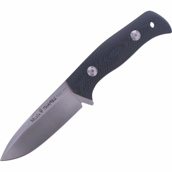 Muela Bushcraft Nůž černo-modrá Micarta, satén 14C2