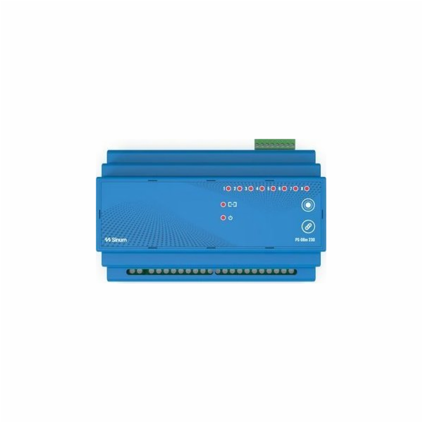 TECH Drivers Bezdrátové relé na DIN lištu modré PS-08 230...