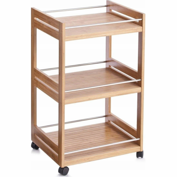 Kuchyňský vozík Zeller Bamboo se 3 úrovněmi, 46 x 38 x 76...