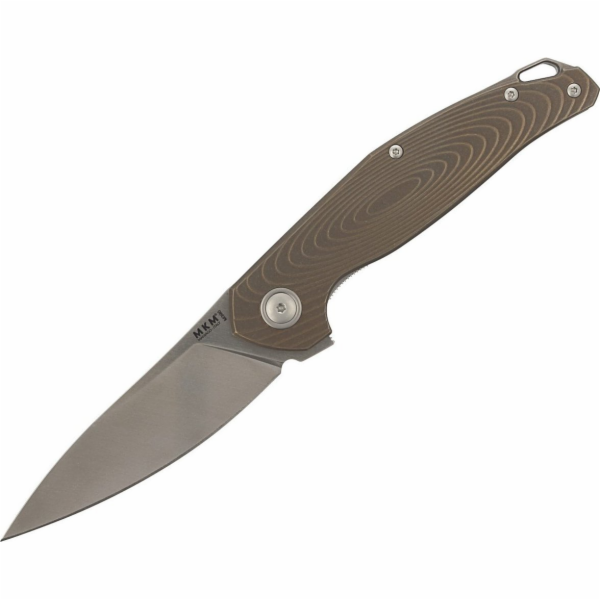 MKM Nůž MKM Goccia Bronze Stonewashed Titanium, Satin