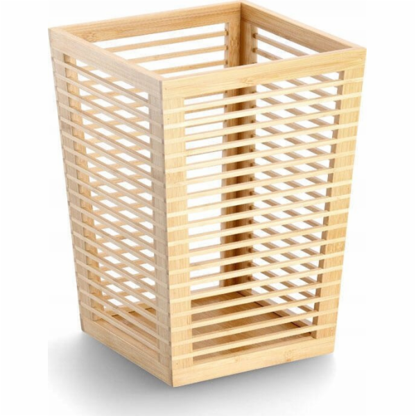Zeller Bambusový koš na papír do kanceláře, 23,5 x 23,5 x...