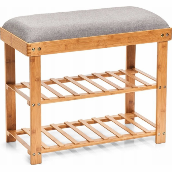 Zeller Bamboo botník se sedátkem, předsíňový sedák, botní...
