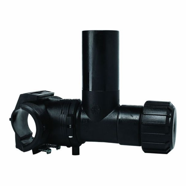 Weba PE rohový ventil s otvorem bez odbočky 63 x 32 mm (0...