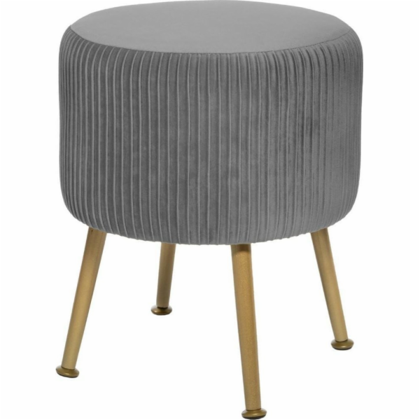Pouffe do obývacího pokoje Atmosphera SOLARO, 35 cm, šedá