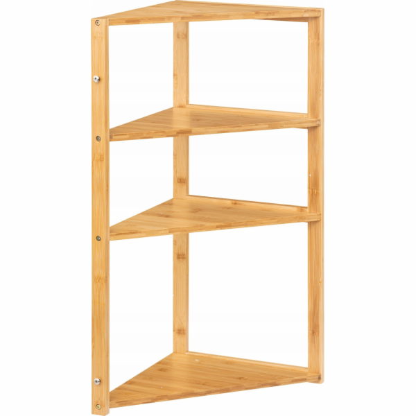 5five Lab n Modul rohová koupelnová polička, 3 úrovně, 80 cm