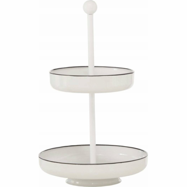 Kovový stojan na drobnosti Boltze Benson, dřevěný rám, 30 cm