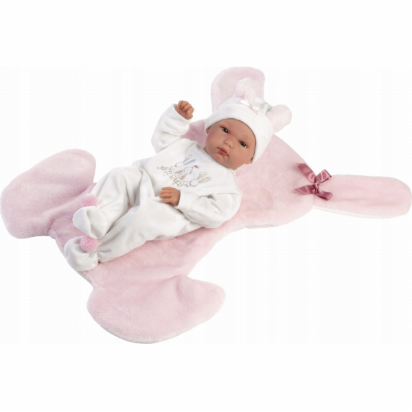 Llorens  63598 Baby vinylová panenka 35 cm Bimba s růžový...