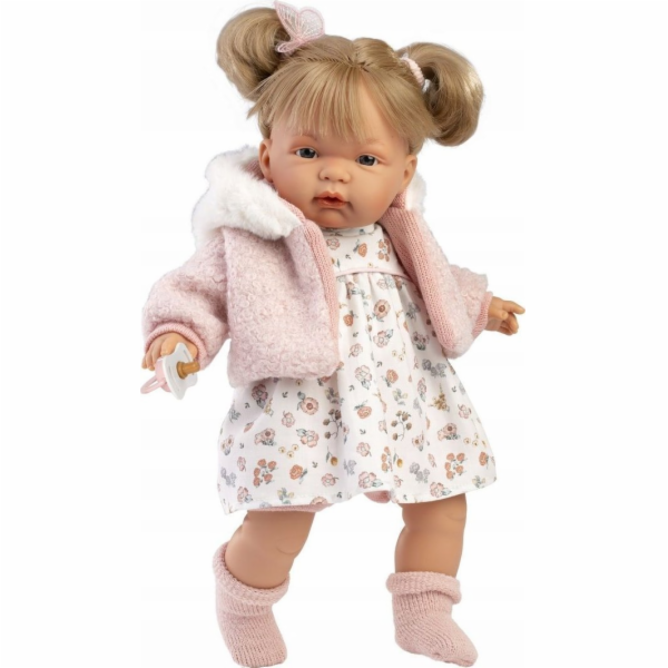 Llorens  13856 38 cm panenka Joelle s měkkým bříškem
