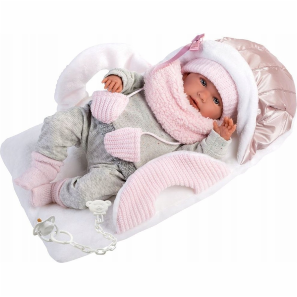 Llorens  17404 Panenka Baby 42 cm Mimi s nosičem