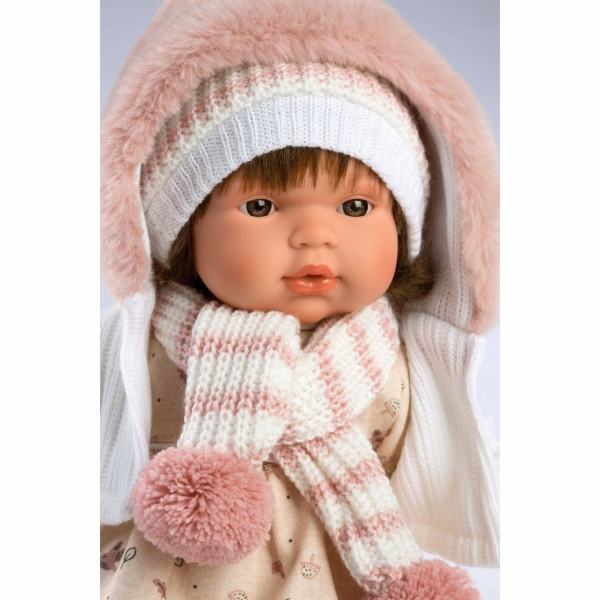 Llorens  13868 38 cm panenka Lola s měkkým bříškem