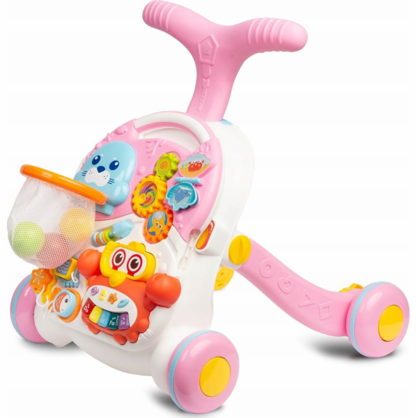 Toyz PUSH STŮL 2 V 1 SPARK RŮŽOVÁ