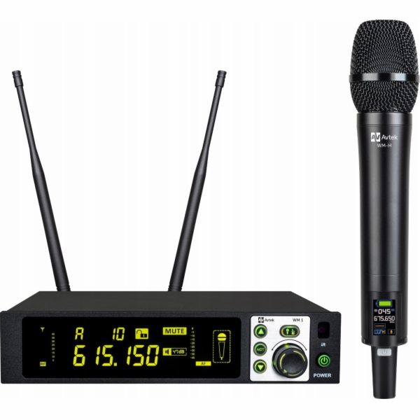 Mikrofon Avtek Avtek WM 1H Bezdrátová sada s ručním mikro...