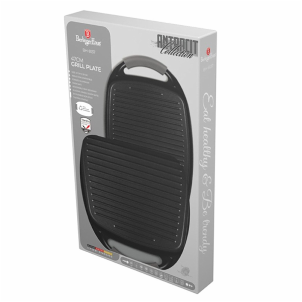 Grilovací deska s titanovým povrchem 47 cm  Antracit Coll...
