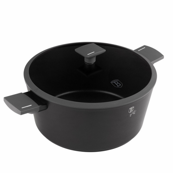 Kastrol s titanovým povrchem a poklicí 30 cm Antracit Col...