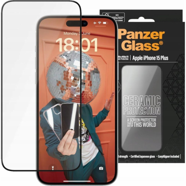 PanzerGlass  Keramická ochrana iPhone 15 Plus 6.7 Ultra-W...