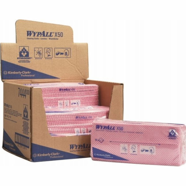 WYPALL Kimberly-Clark Wypall X50 - Skládané čisticí utěrk...