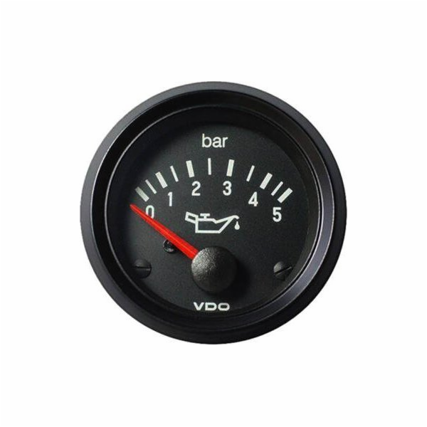 VDO VDO hodiny 52mm - Tlak oleje 5 Bar 12V