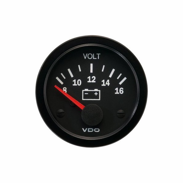 Hodiny VDO VDO 52mm - Volt 12V (8-16V)