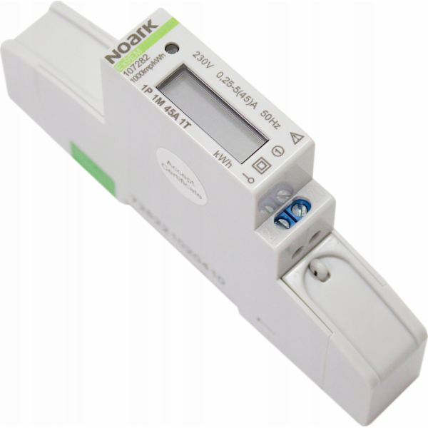 Noark Energy čítače Noark 107282 Ex9EM 1P 1M 45A 1T