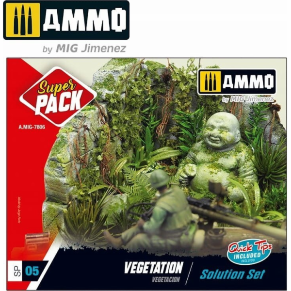 Vallejo Ammo: Super Pack - Sada řešení pro vegetaci
