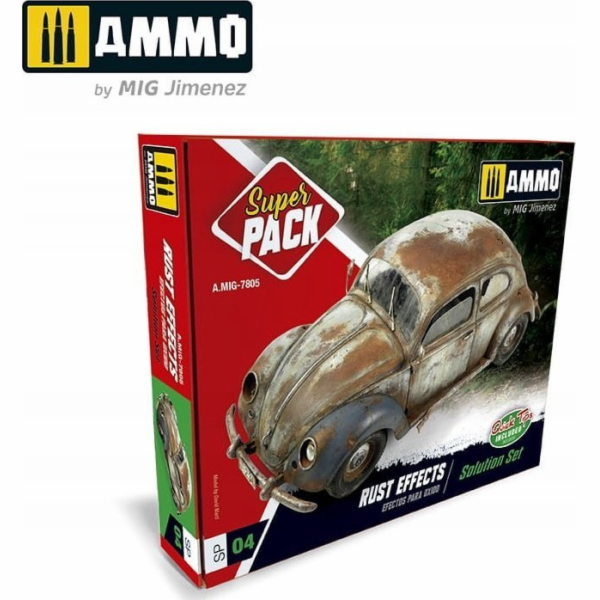 Vallejo Ammo: Super Pack - sada řešení Rust Effects