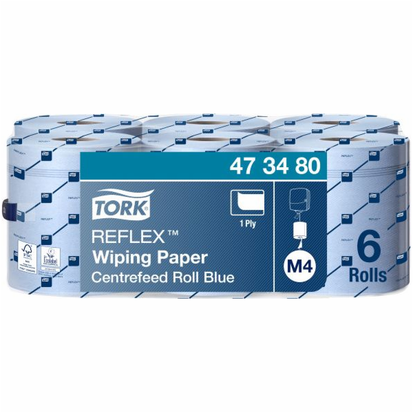 Tork  Reflex - Role papíru na běžné nečistoty, 1vrstvá, M...