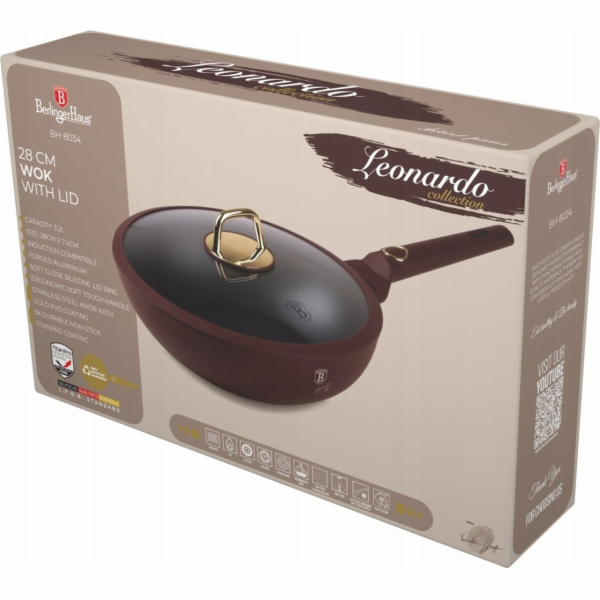 Pánev Berlinger Haus TITANIUM WOK S POKLIKOU 28cm BERLING...