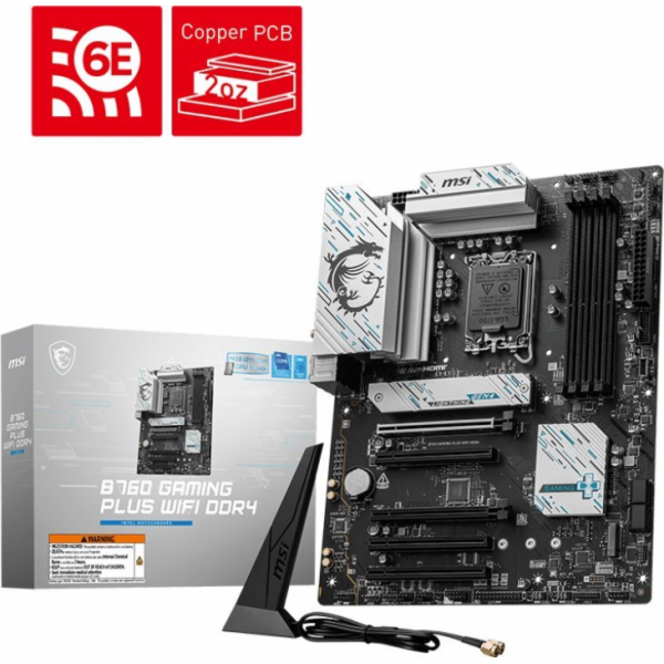 MSI B760 GAMING PLUS WIFI DDR4 základní deska Intel B760 ...