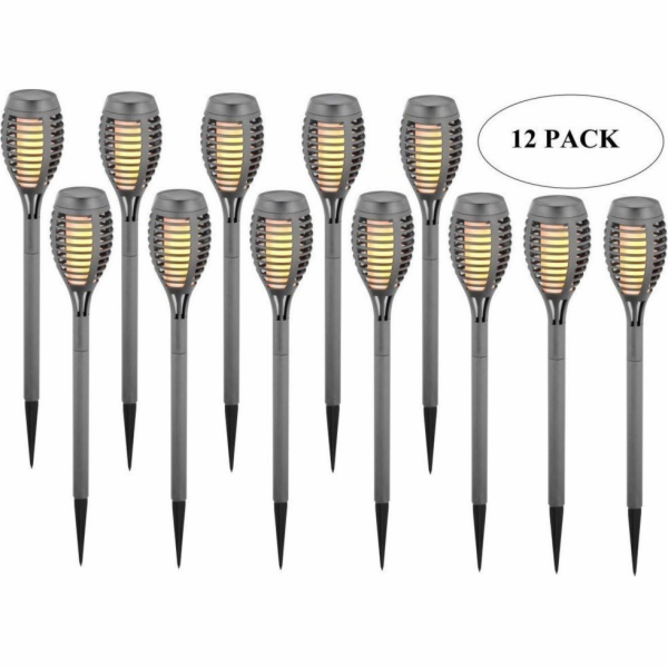 Solární lampa Saska Garden Torch tančící plameny 12 SMD L...