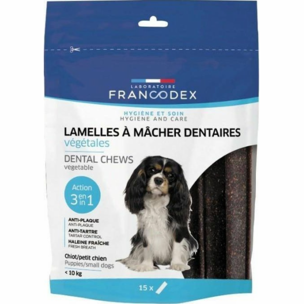 FRANCODEX Dental Strips S - pamlsek pro psa - 15