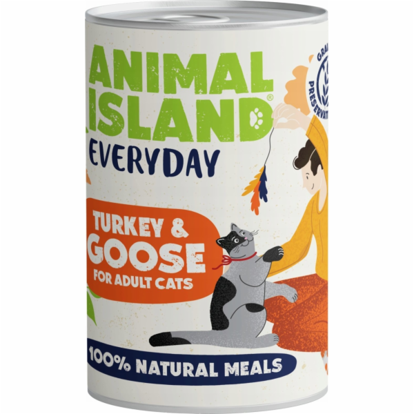 ANIMAL ISLAND Everyday Turkey and goose - mokré krmivo pr...