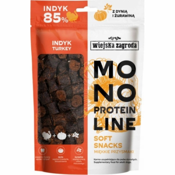 WIEJSKA ZAGRODA Monoprotein Line Soft Snacks Turkey - pam...