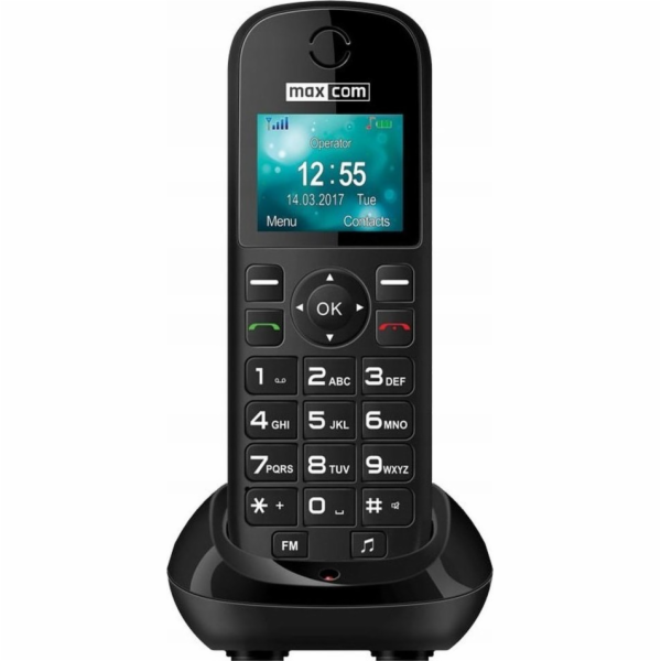 MAXCOM MM35D SE, Telefón na SIM, čierny