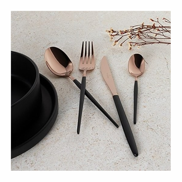 Sada příborů 24 ks nerez mirror Black Rose Collection BH-...