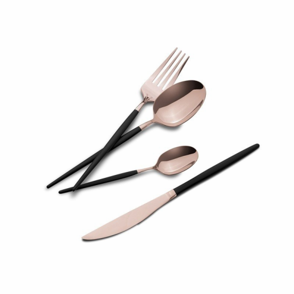 Sada příborů 24 ks nerez mirror Black Rose Collection BH-...