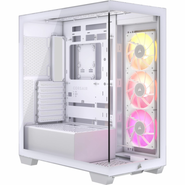 Corsair iCUE LINK 3500X RGB Midi Tower Bílá