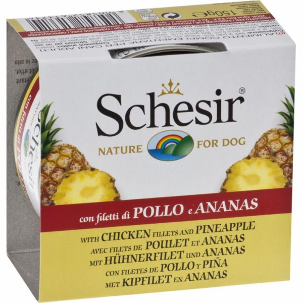 SCHESIR Chicken with pineapple in jelly - vlhké krmivo pr...