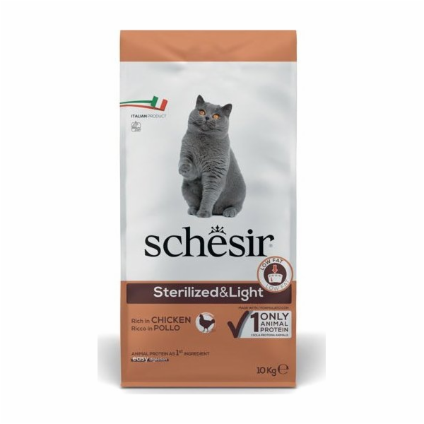 SCHESIR Adult Sterilized & Light Rich in chicken - suché ...